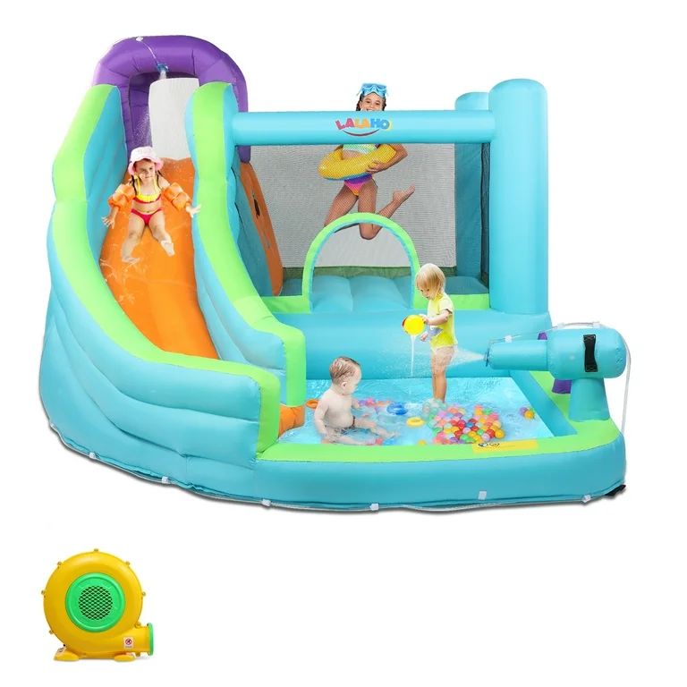Zimtown Inflatable Bounce House, Water Slide Jumper Castle for 3 to 8 Years Old Kids | Walmart (US)