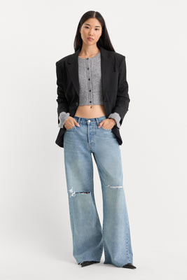 Women's Vintage Low Slung Baggy Jeans | Terra, Size 6 | Good American by Khlo� Kardashian | Good American