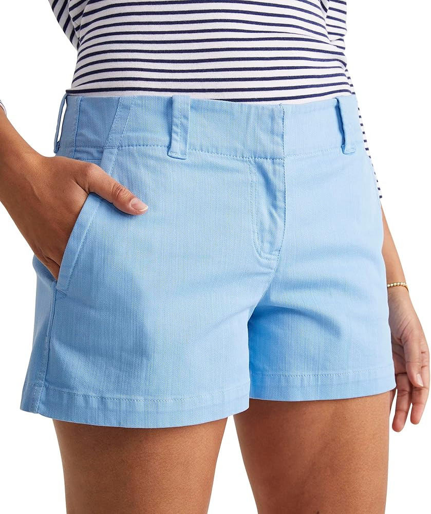 vineyard vines Women's 3 1/2 Inch Herringbone Every Day Shorts | Amazon (US)