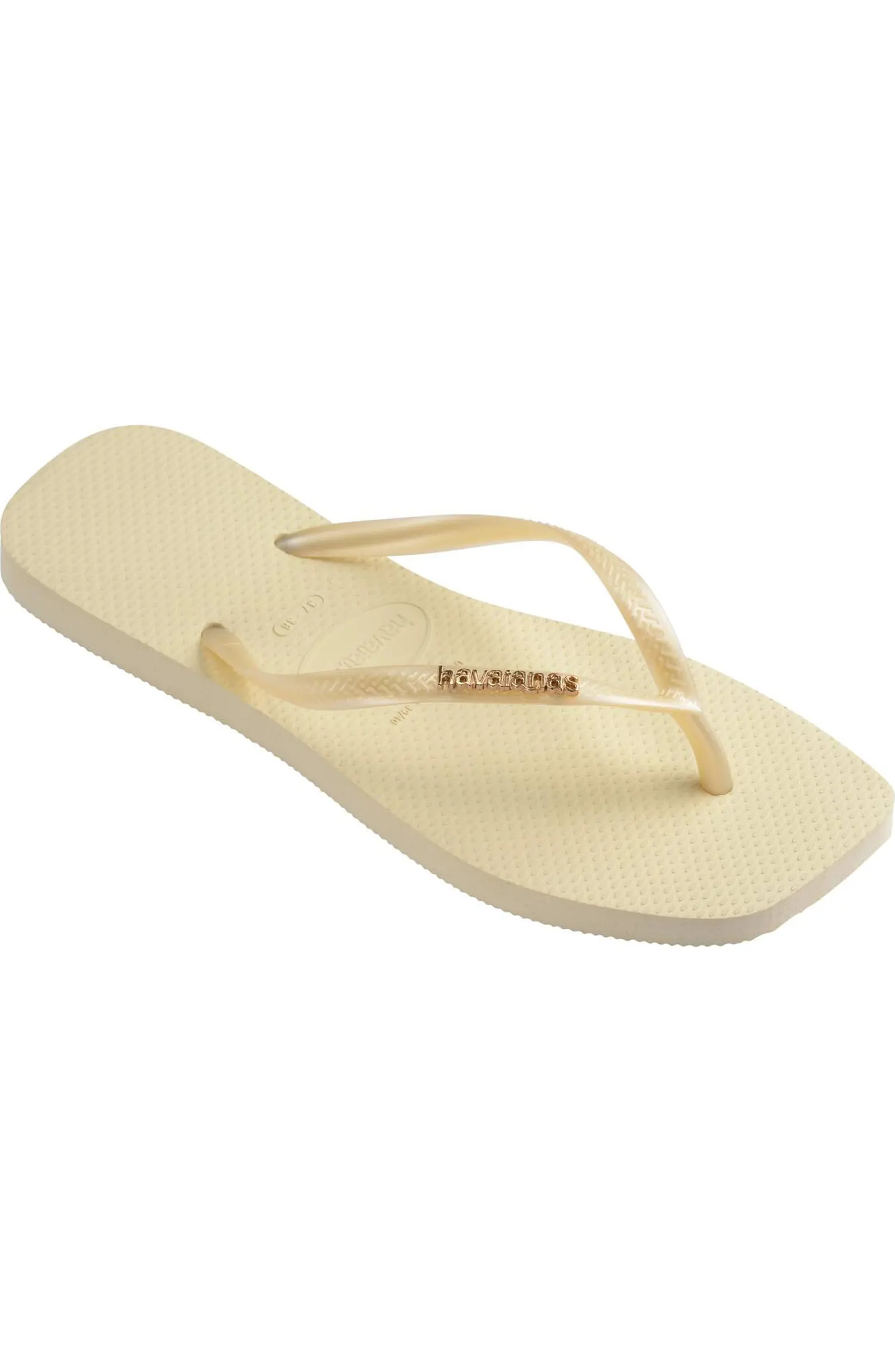 Slim Square Logo Flip Flop (Women) | Nordstrom