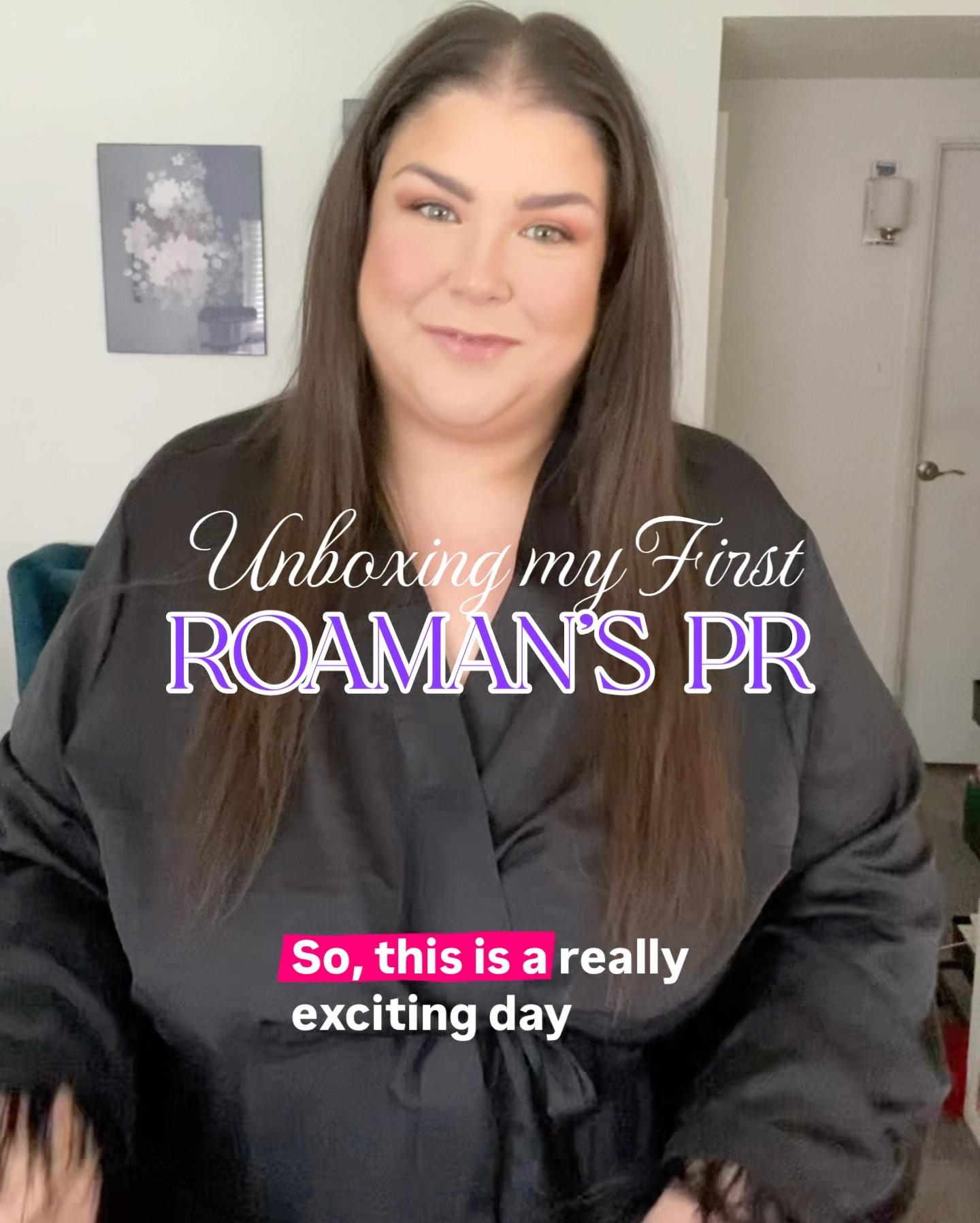 ROAMAN’S sent me so many beautiful pieces. Which one are you most excited for me to try on?