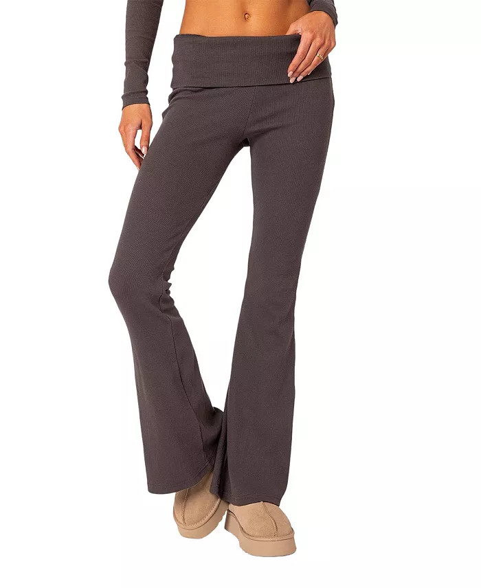Coffee Break Ribbed Flare Leggings | Bloomingdale's (US)