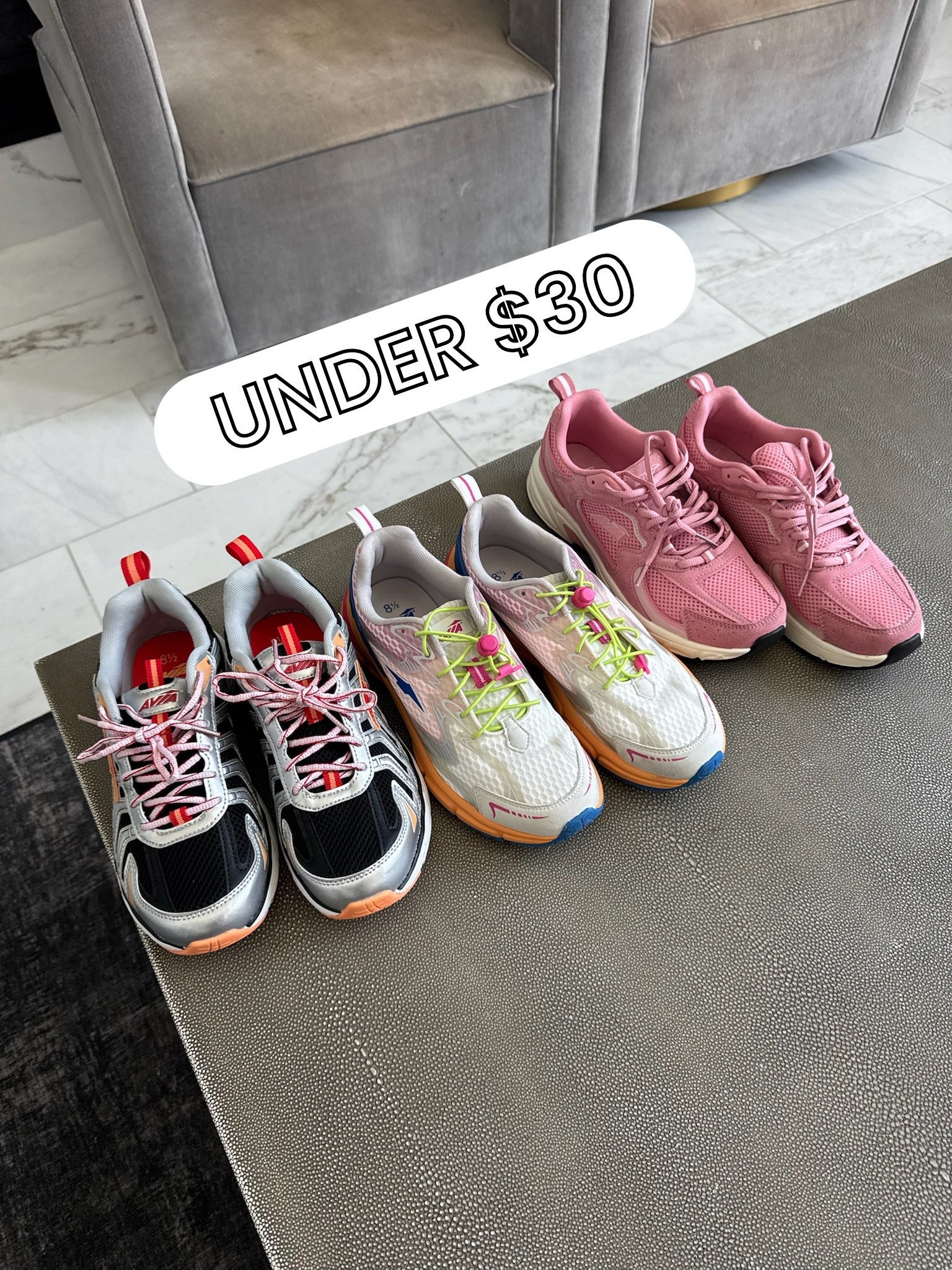 Under $30 adult active sneaker finds! Stylish, comfy and pairs well with so many looks! 

#LTKActive #LTKfitnessgoals