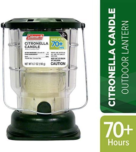 Coleman 70+ Hour Citronella Candle Outdoor Lantern - 6.7 oz | Amazon (US)