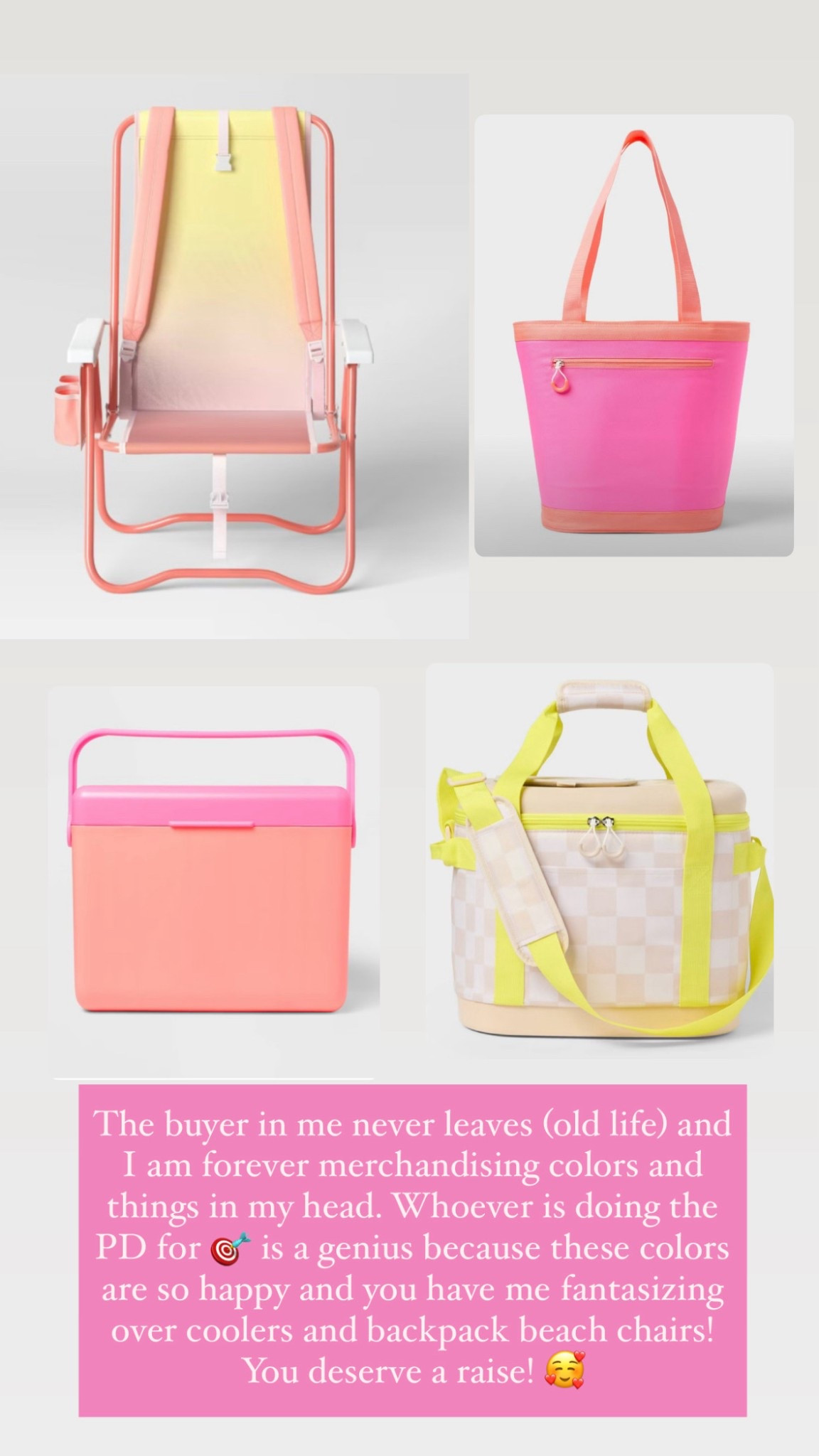Target 🎯 beach must haves — daily edit cover from Found by Em