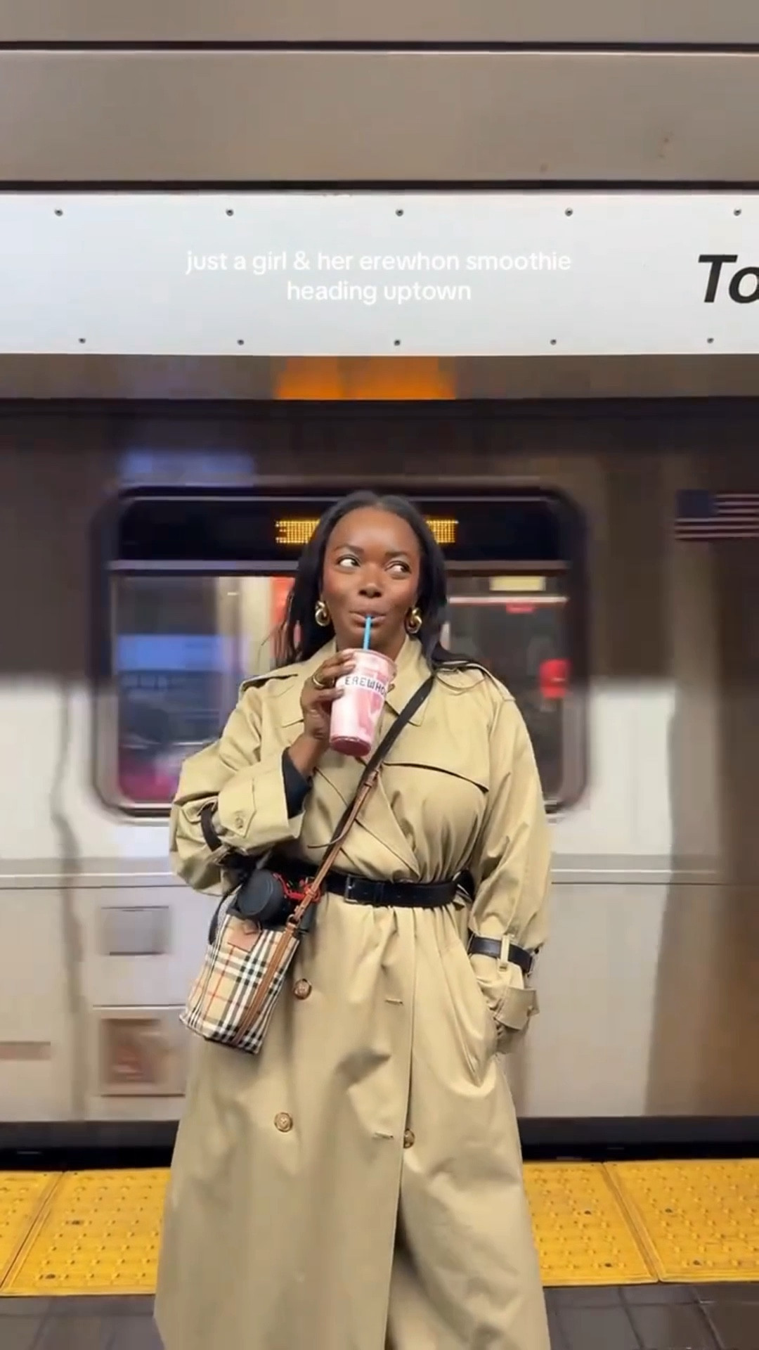 Hi Erewhon 💕💕💕 heading uptown wearing the most perfect Prada trench!

#LTKootd #LTKfoodie #LTKdayinmylife