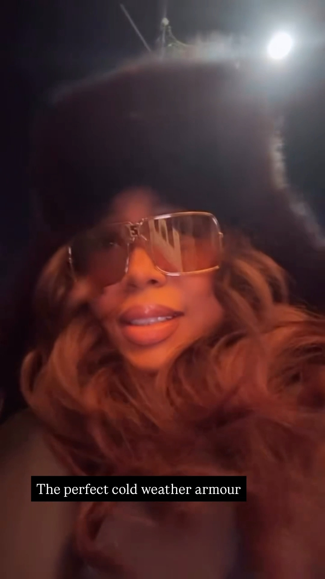 Cold-weather armor, but chic.
Fur trapper hat for warmth, Fendi sunnies for attitude. This is how I do winter when function still needs finesse.
Style tip
Pair a plush, oversized hat with sleek sunglasses to keep the look intentional, not heavy.
Shop the exact pieces or similar ones below.

#LTKootd #LTKSeasonal #LTKvlog