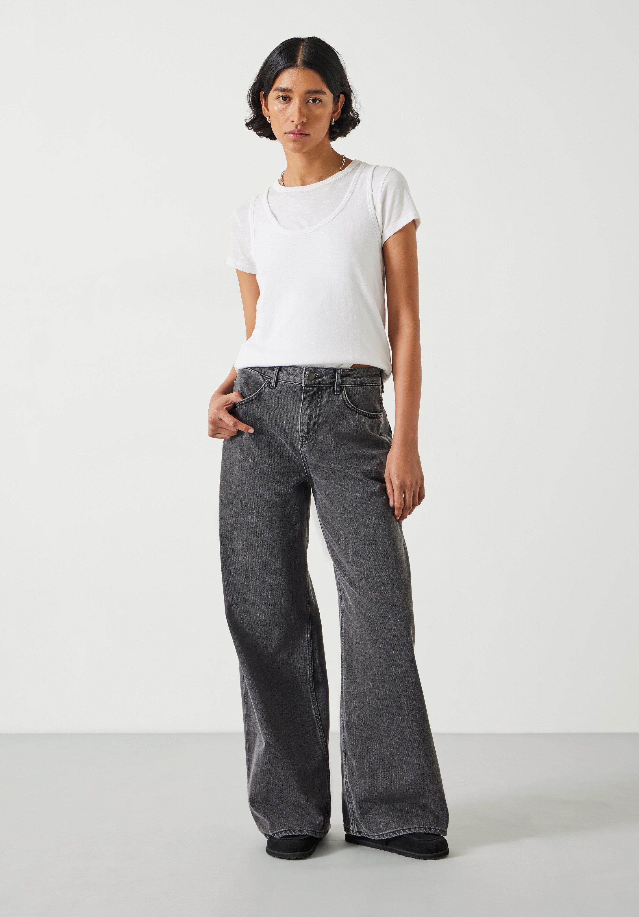 Abi Wide Leg Jeans | Hush UK
