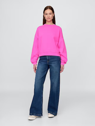 VintageSoft Wedge Crewneck Sweatshirt | Gap (US)