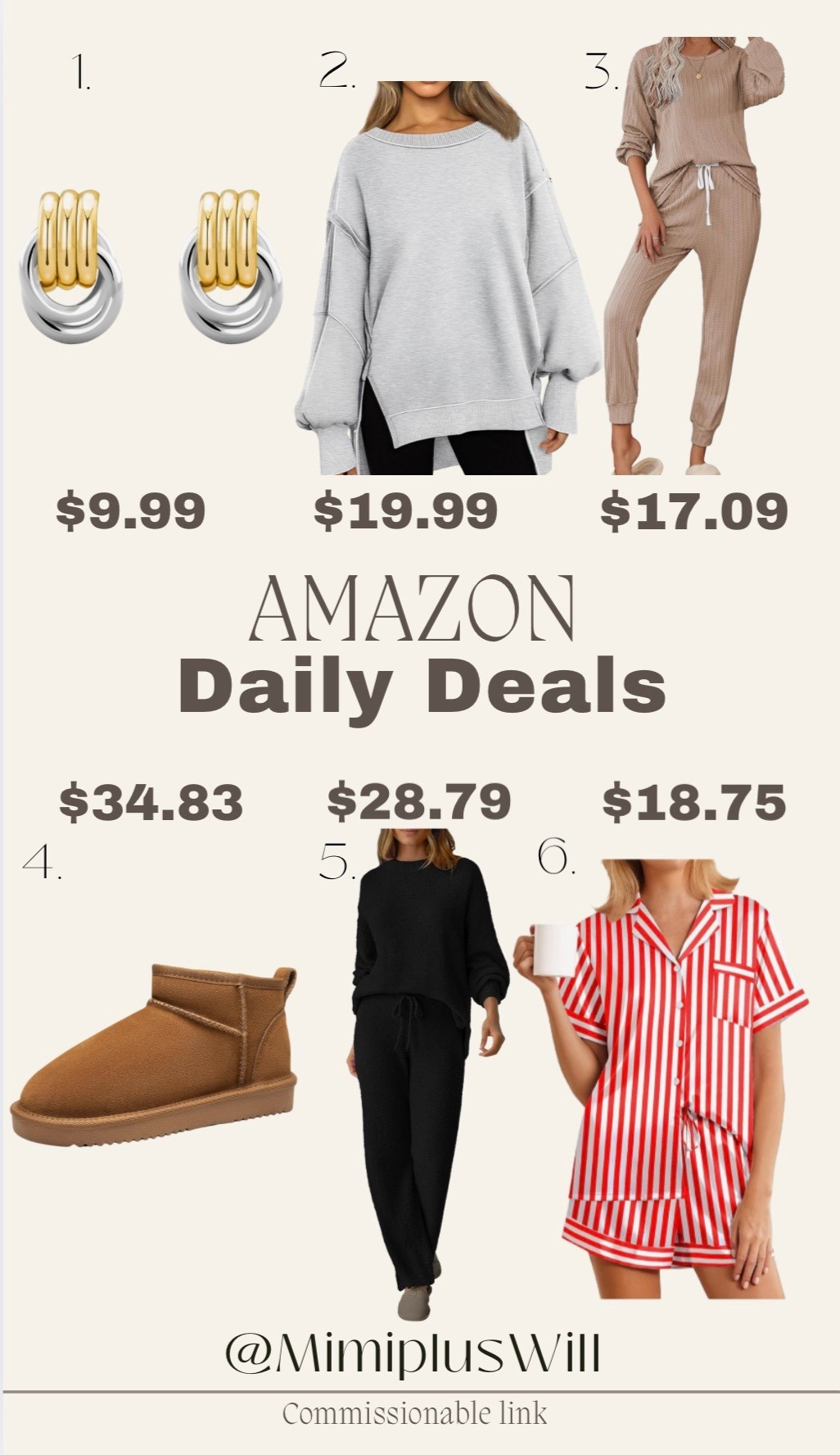 Amazon daily deals! Lots of cozy holiday deals to start off the holidays!! 

Amazon | Amazon deals | gift guide | amazon pajamas | Christmas pajamas | sweater set 
Follow @mimipluswill for more! 

#LTKSaleAlert #LTKHoliday #LTKPetite