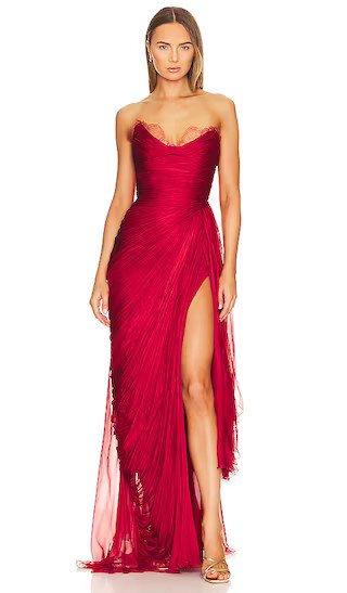 Maria Lucia Hohan Jolie Gown in Red. - size 34/2 | Revolve Clothing (Global)
