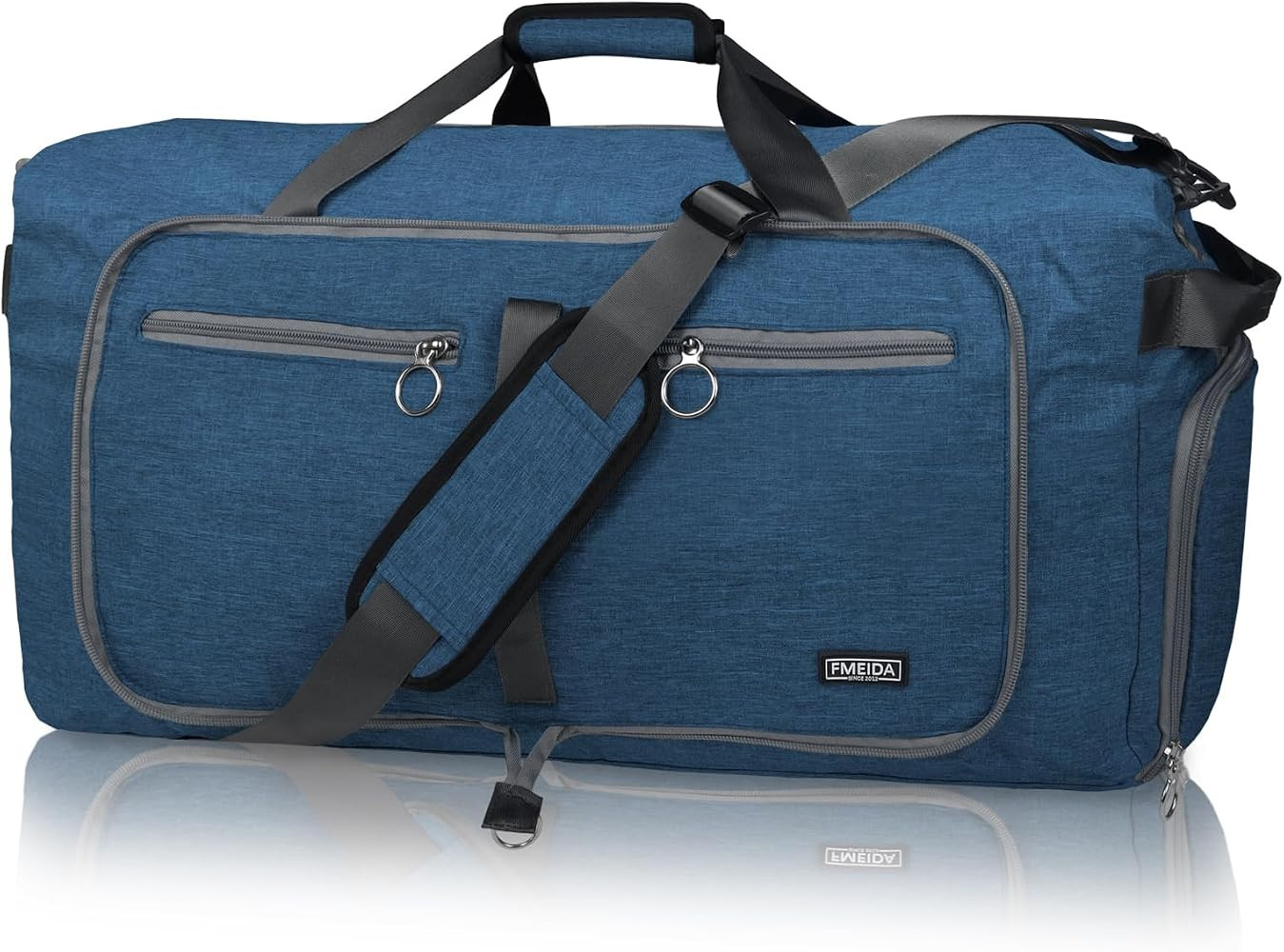 65L Duffle Bag with Shoes Compartment, Foldable Travel Duffel Bags for Men Women, Large Packable ... | Amazon (US)