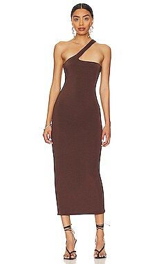 AFRM x REVOLVE Sloane Dress in Cappuccino from Revolve.com | Revolve Clothing (Global)