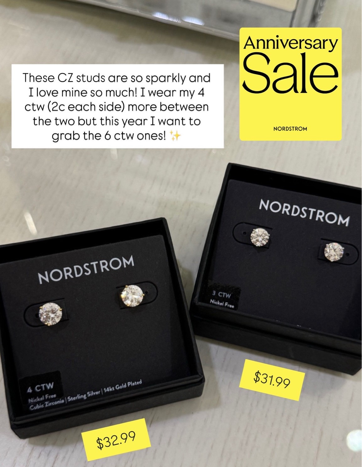 NSALE // CZ studs are so sparkly and just like the real thing!! I wear mine so often!

#LTKSaleAlert