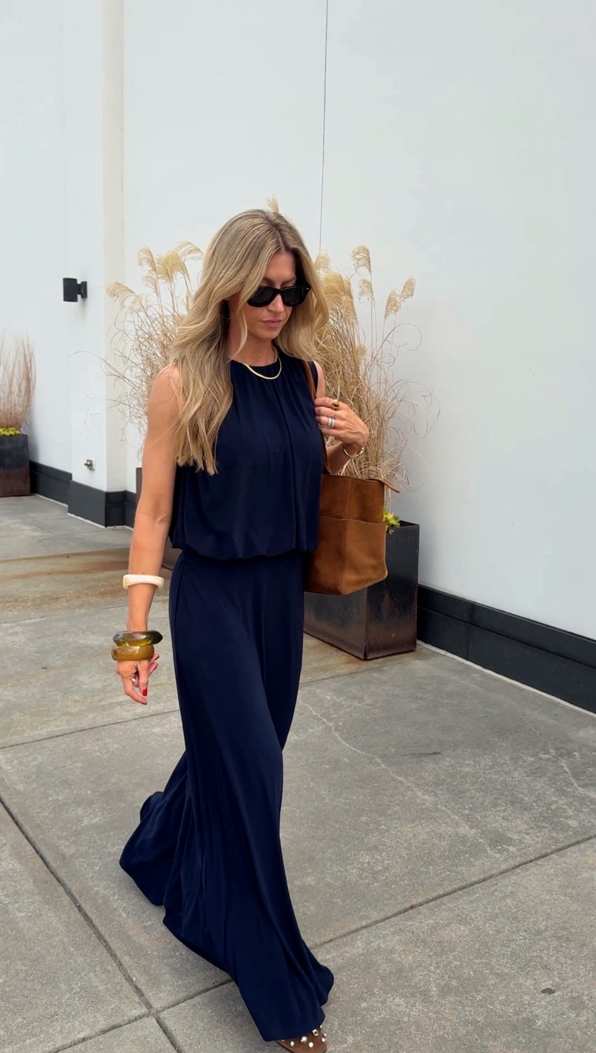 Navy skirt set for my hair appt. 

Navy tank: TTS, wearing a S
Navy maxi skirt: runs TTS, wearing an XS
Rhinestone suede flats: TTS 

#LTKootd #LTKdayinmylife #LTKgrwm