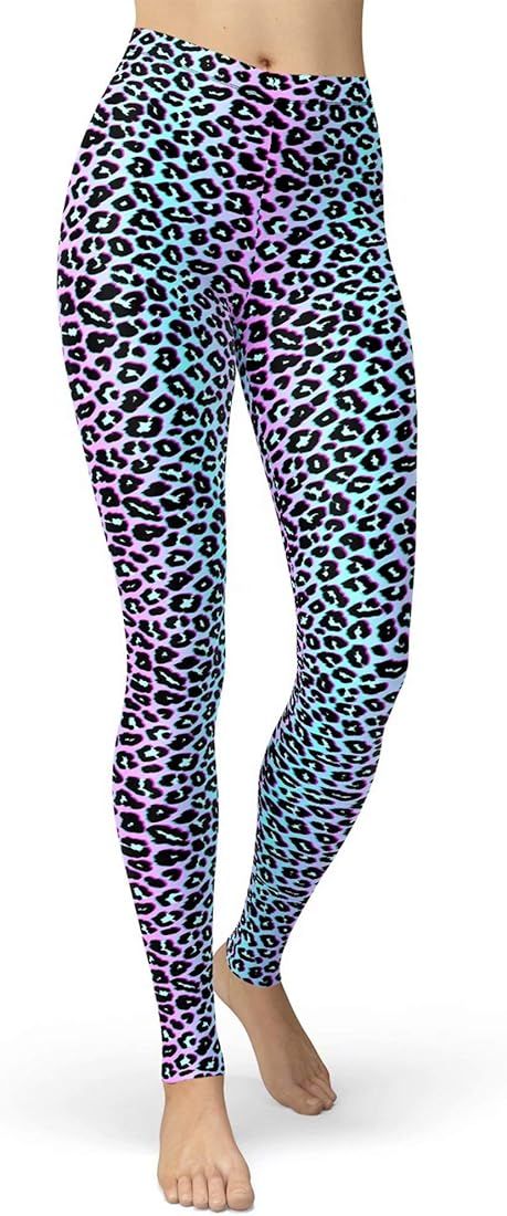 Women's Leopard Printed Leggings Animal Skin Brushed Buttery Soft Tights | Amazon (US)