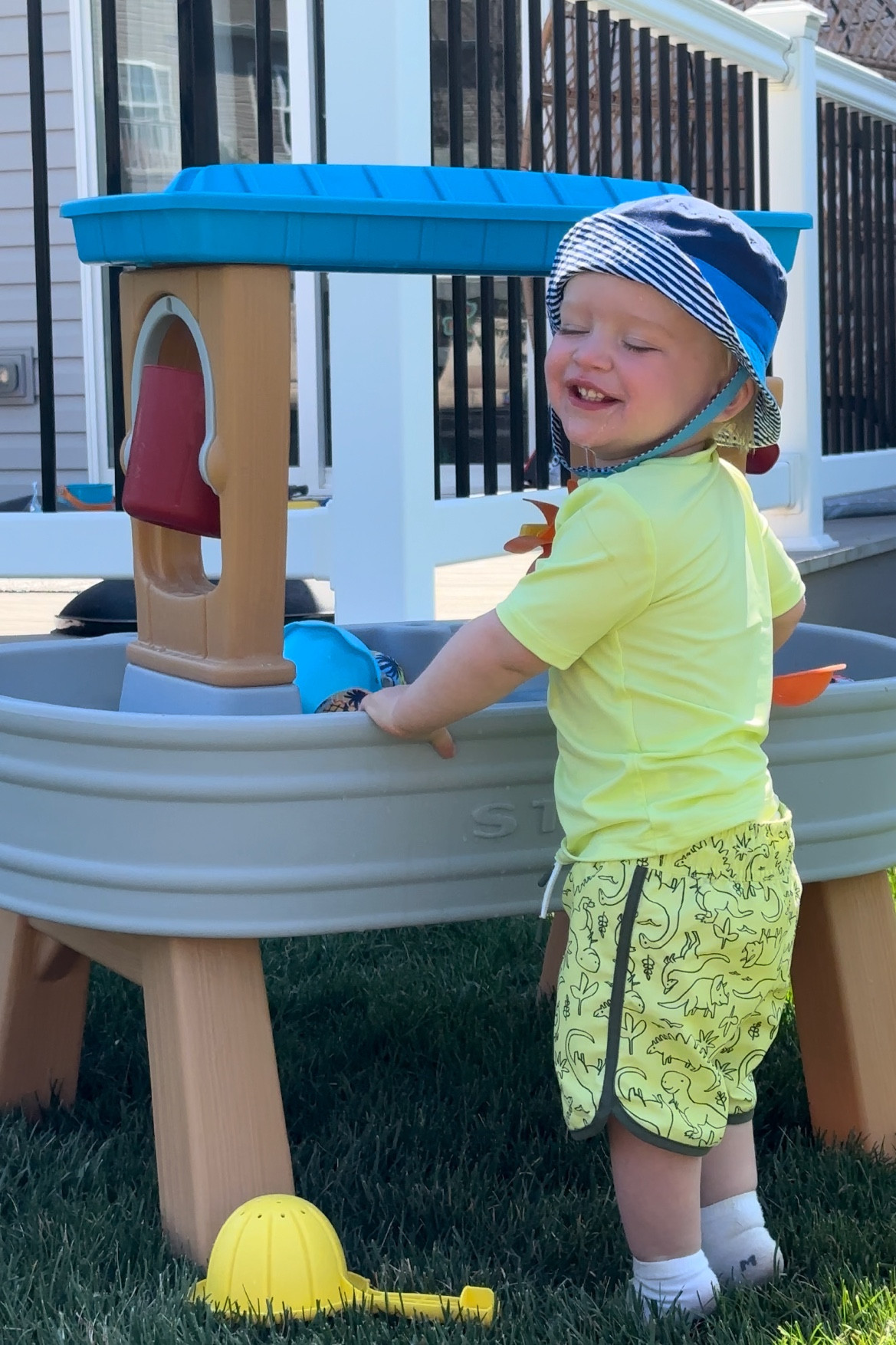 Water table + swim outfit ☀️

#LTKkids #LTKfamily #LTKSeasonal