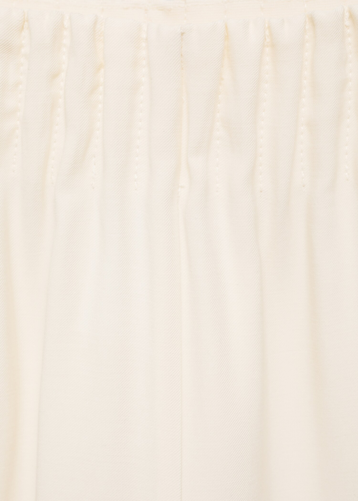 Wideleg pants with elastic waist - Woman | MANGO USA | MANGO (US)