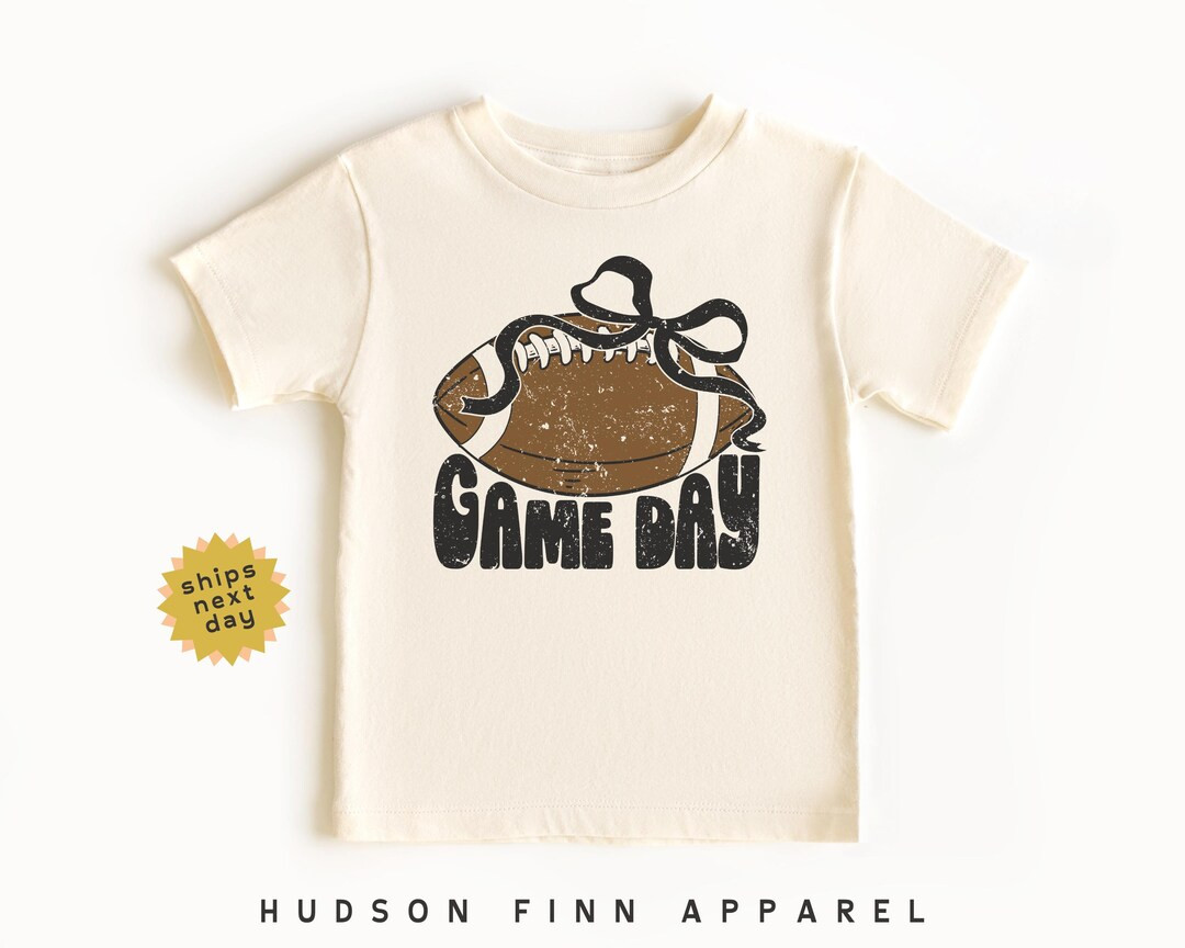 Kids Football Shirt, Game Day Toddler Tee, Cute Girls Football Outfit, Fall Children's shirt, Foo... | Etsy (US)