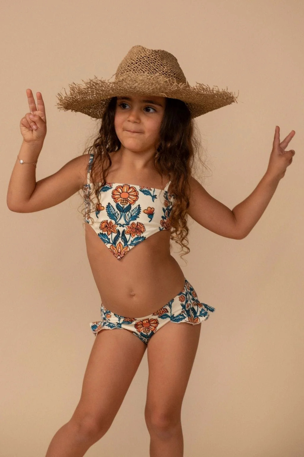 Winona Floral Mini Scarf x Kelly Bikini Set | Montce
