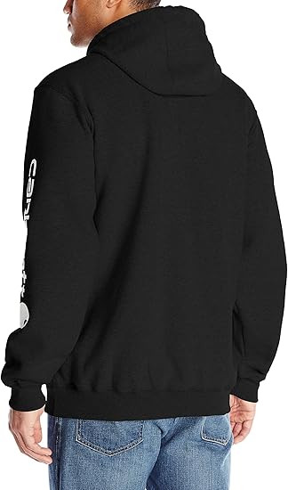 Carhartt Men's Loose Fit Midweight Logo Sleeve Graphic Sweatshirt | Amazon (US)