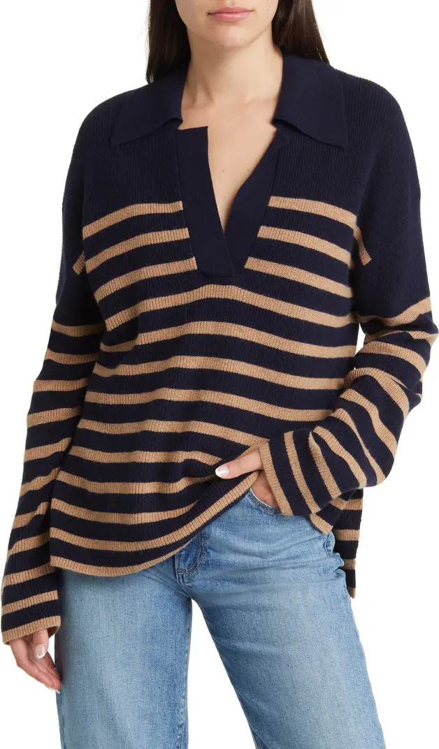 Harris Stripe Polo Sweater | Nordstrom