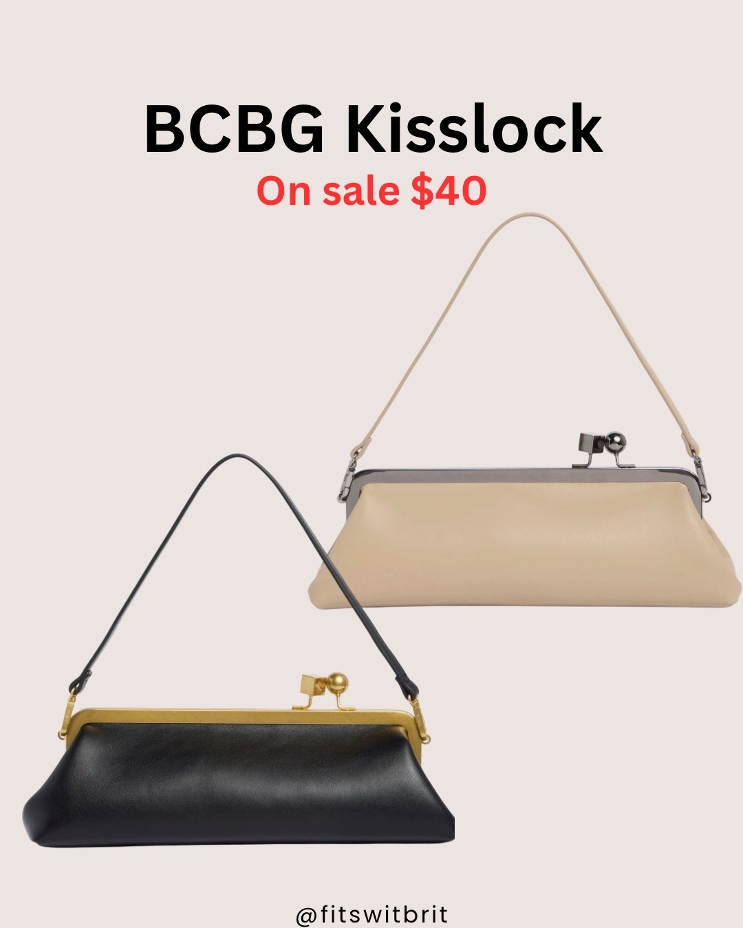 BCBG Kisslock on sale $40

#LTKMothersDay #LTKSaleAlert #LTKWorkwear