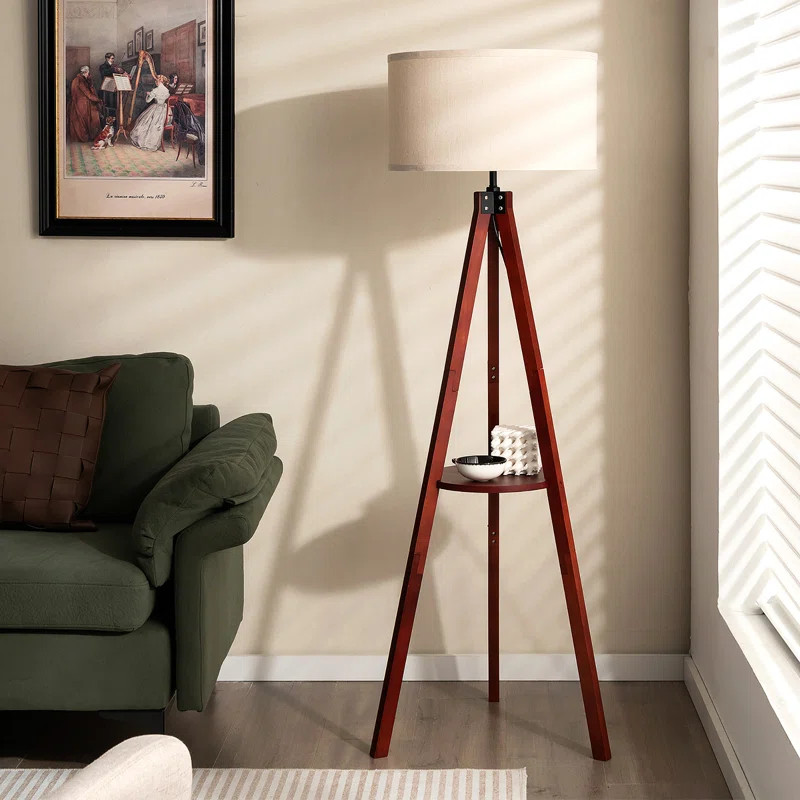Wade Logan Brentney 60'' Brown Tripod Floor Lamp & Reviews | Wayfair | Wayfair North America