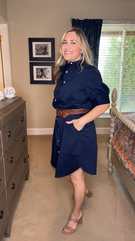 Nothing like a shirt dress to make you feel chic & put together! You can wear it belted for a nicer look or not for a casual, comfortable style.  This one comes in 14 colors & sizes S-XL. I’m wearing the navy in small. 
.
.
Over 50, over 40, classic style, preppy style, style at any age, ageless style, striped shirt, summer outfit, summer wardrobe, summer capsule wardrobe, Chic style, summer & spring looks, backyard entertaining, poolside looks, resort wear, spring outfits 2024 trends women over 50, white pants, brunch outfit, summer outfits, summer outfit inspo, affordable, style inspo, street  wear, dress, heels, sandals, comfy, casual, over 40 style, over 50, Walmart finds, coastal inspiration, beachy, elevated casual, casual luxe, neutrals, essentials, capsule items





#LTKVideo #LTKWorkwear #LTKstyletip #LTKSeasonal #LTKbeauty #LTKunder100 #LTKunder50 #LTKtravel #LTKOver40