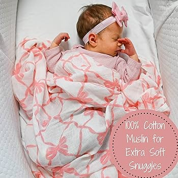 LollyBanks Swaddle Blanket | 100% Muslin Cotton | Newborn and Baby Nursery Essentials for Girls, ... | Amazon (US)