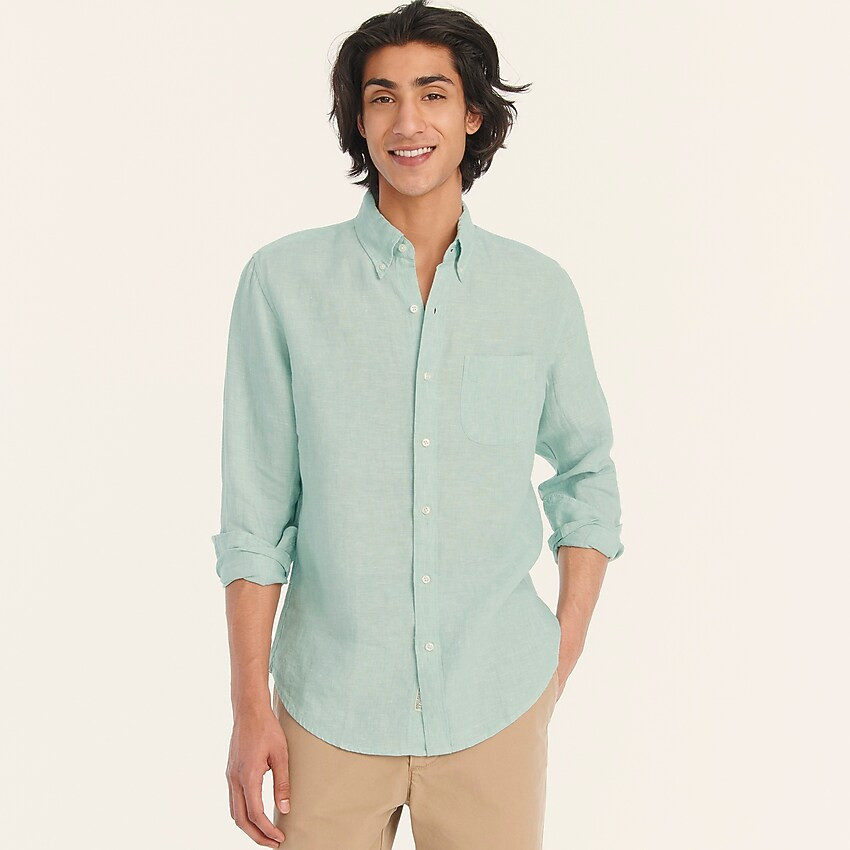 J.Crew: Baird McNutt Irish Linen Shirt For Men | J. Crew US