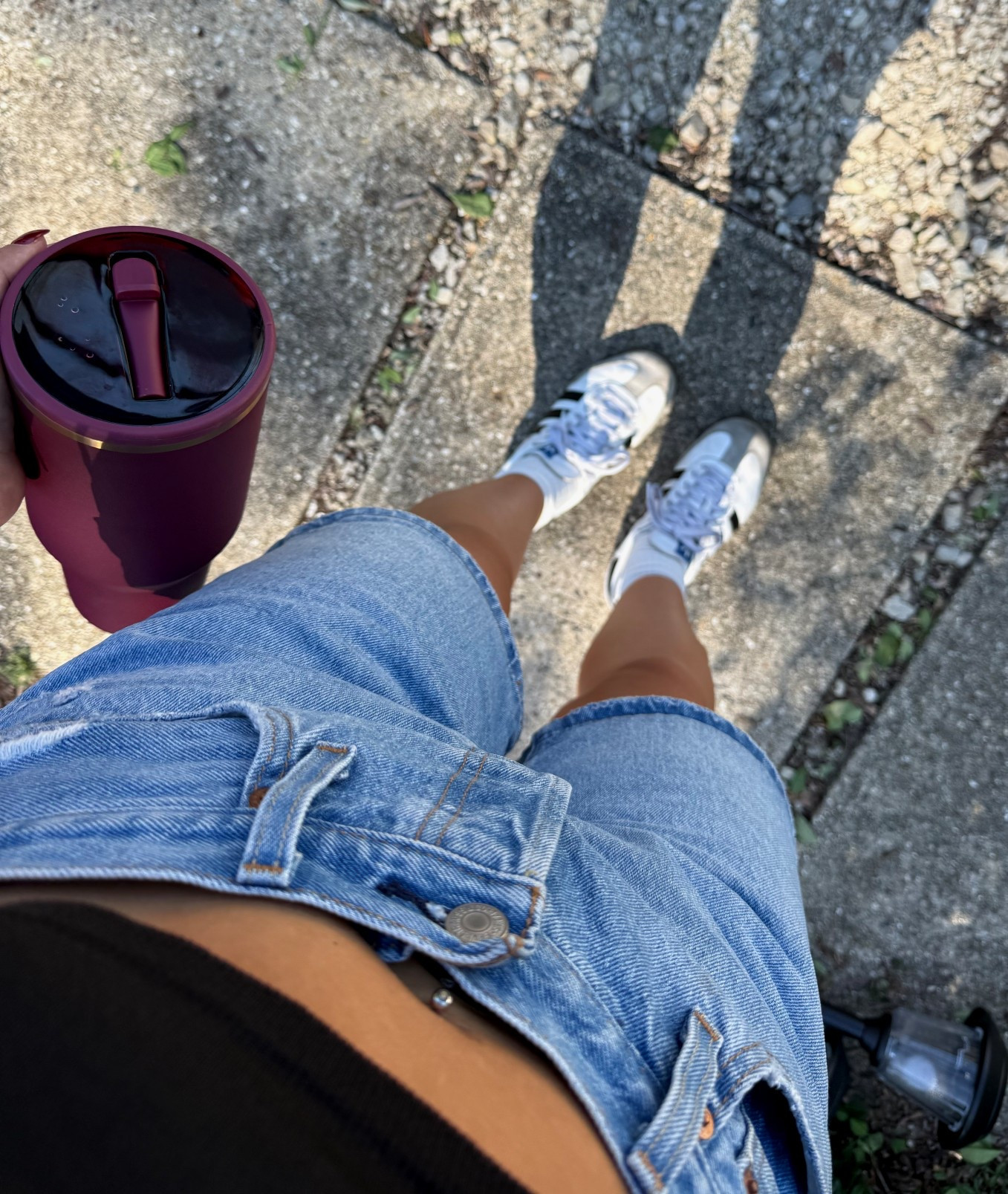 Need a pair of mid thighshorts for fall… And a Merlot colored cup of course. 

#LTKSaleAlert #LTKFindsUnder100 #LTKMidsize