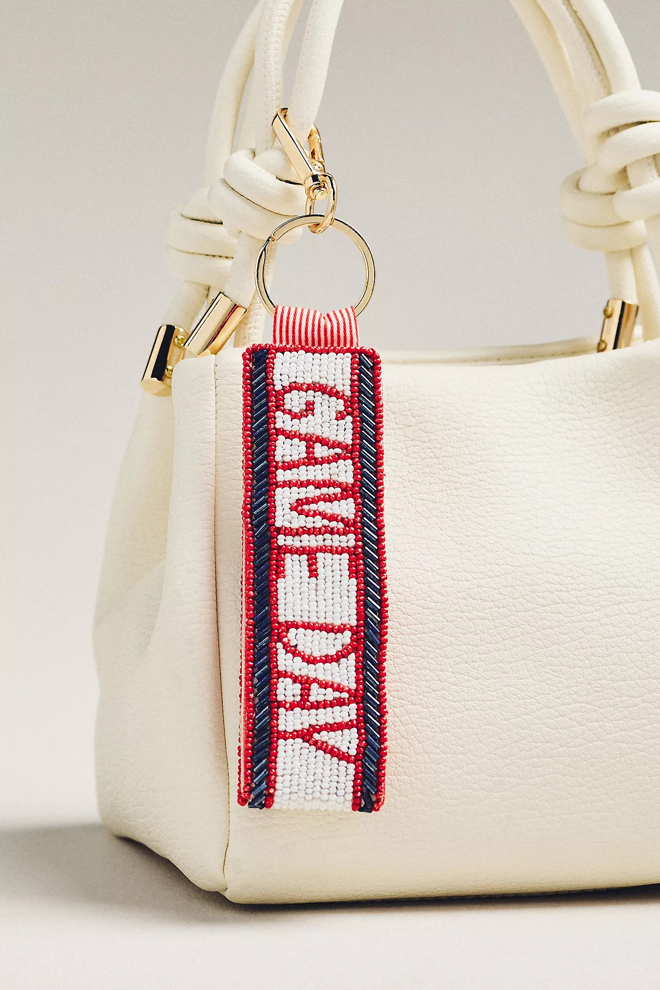 Beaded Game Day Bag Charm | Anthropologie (US)