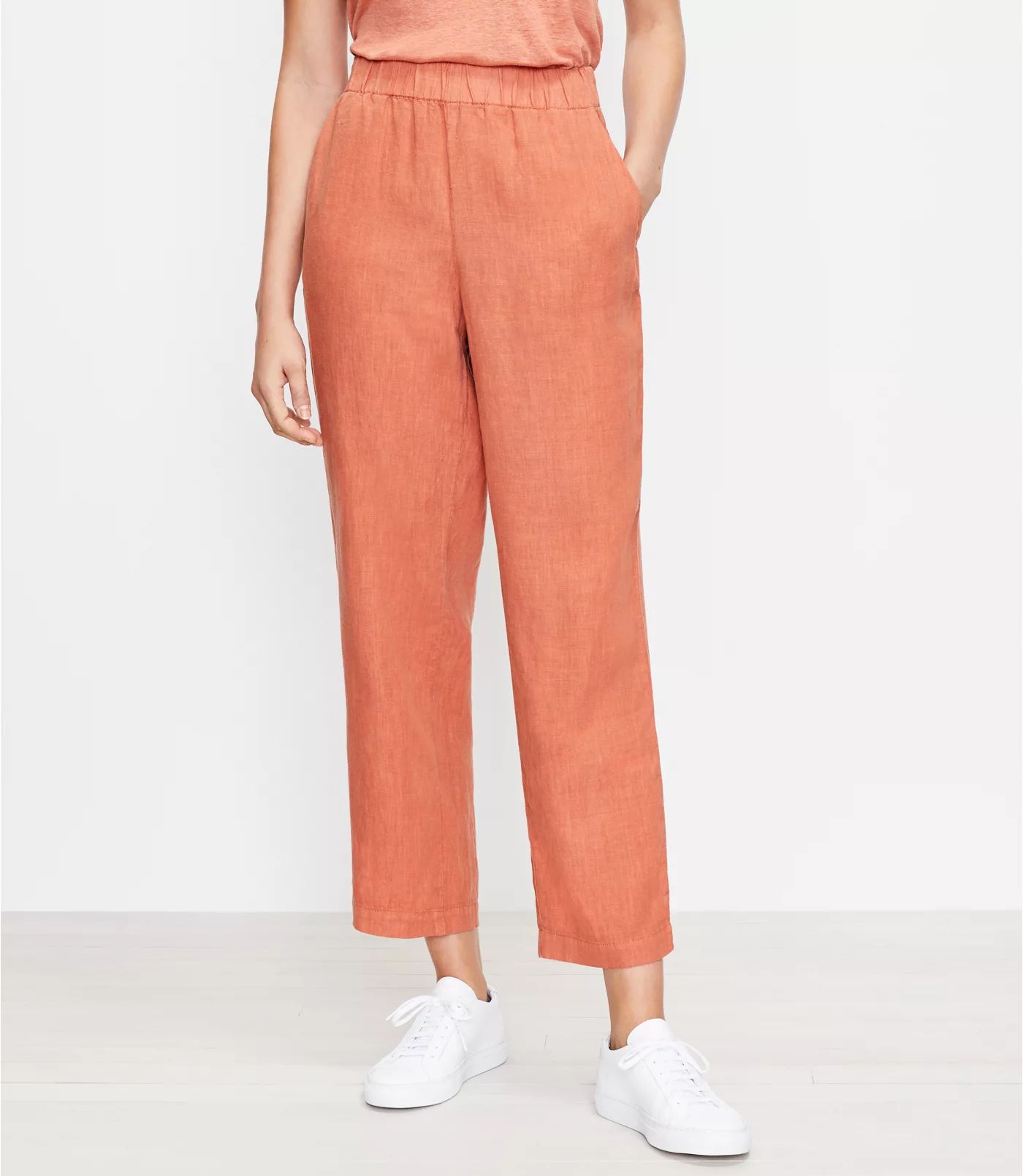 Lou & Grey Softstretch Linen Pants | LOFT