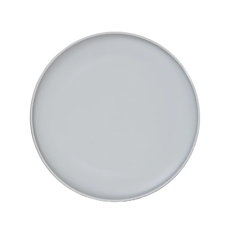 Mainstays 10.5" Round Plastic Plate, Gray | Walmart (US)
