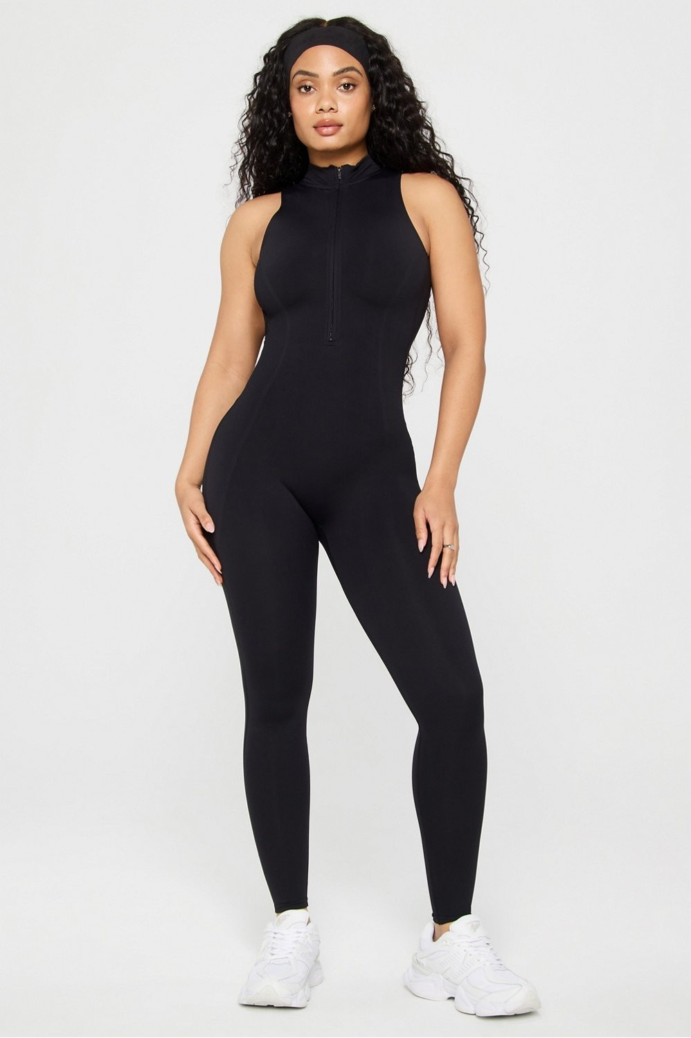 Seamless Scrunch Zip Front Jumpsuit | Fabletics