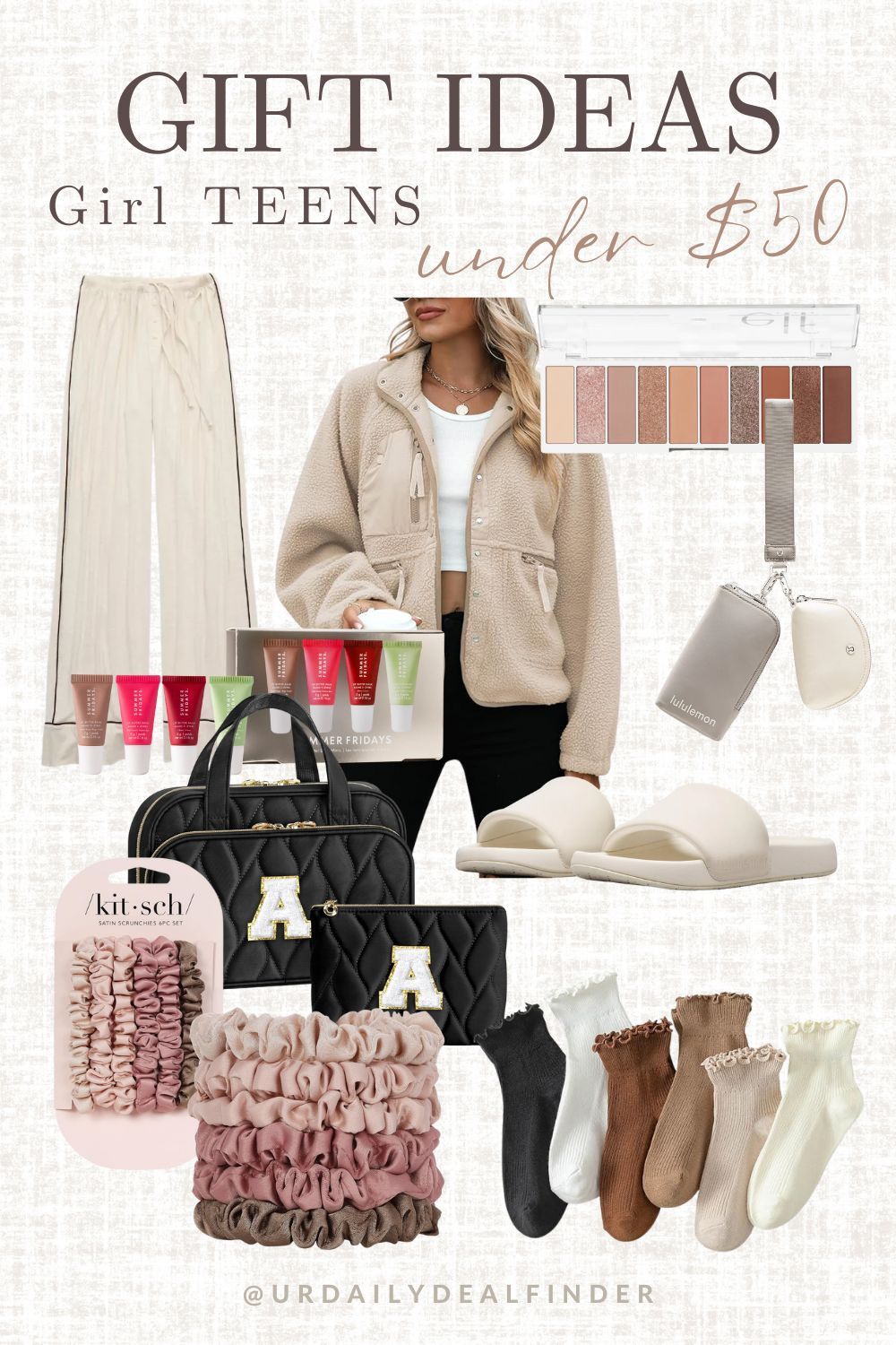 Teen girl gift guide, all under $50! #giftsforher #giftguideforher #teengirlgiftguide #giftguide #teengifts #teengirl #beauty #makeup #fashion #christmas #salefinds 

 #LTKGiftGuide #LTKPetite #LTKFindsUnder50