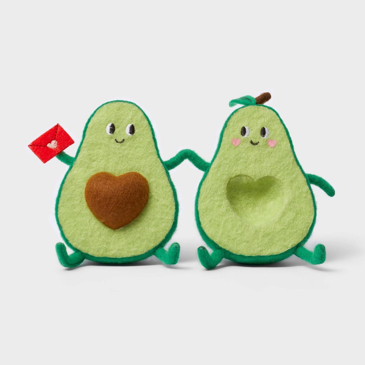 Valentine's Felt Decor Duo Avocados - Spritz™ | Target