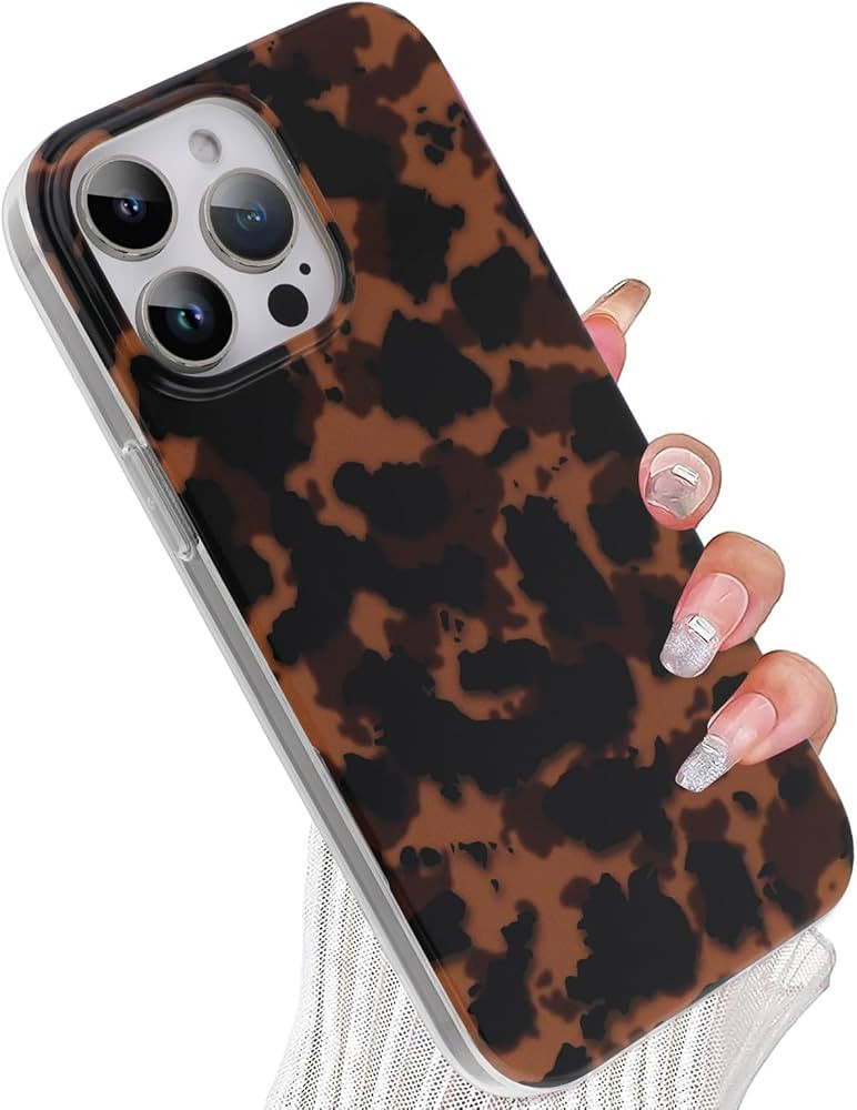 Magnetic for iPhone 15 Pro Max Case [Compatible with MagSafe] Lightweight Tortoiseshell TPU Slim ... | Amazon (US)