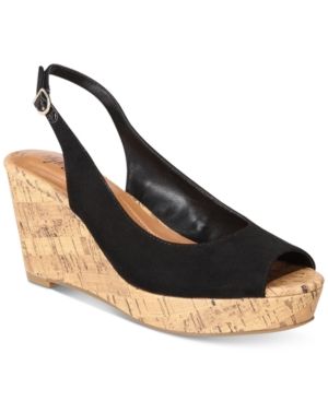 Style & Co Sondire Platform Wedge Sandals, Created for Macy's Women's Shoes | Macys (US)