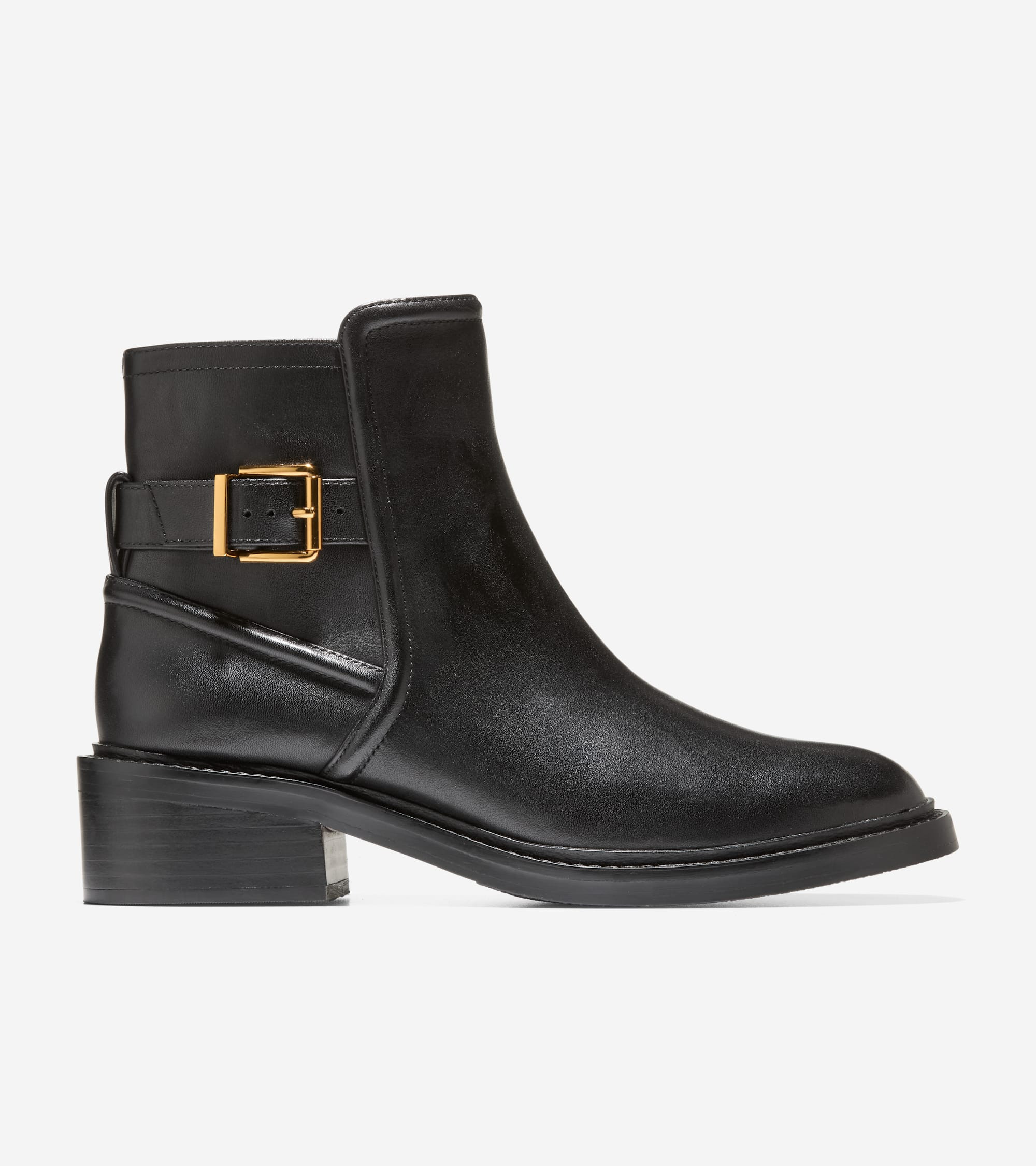 Women's Silvana Buckle Booties in Black | Cole Haan | Cole Haan (US)