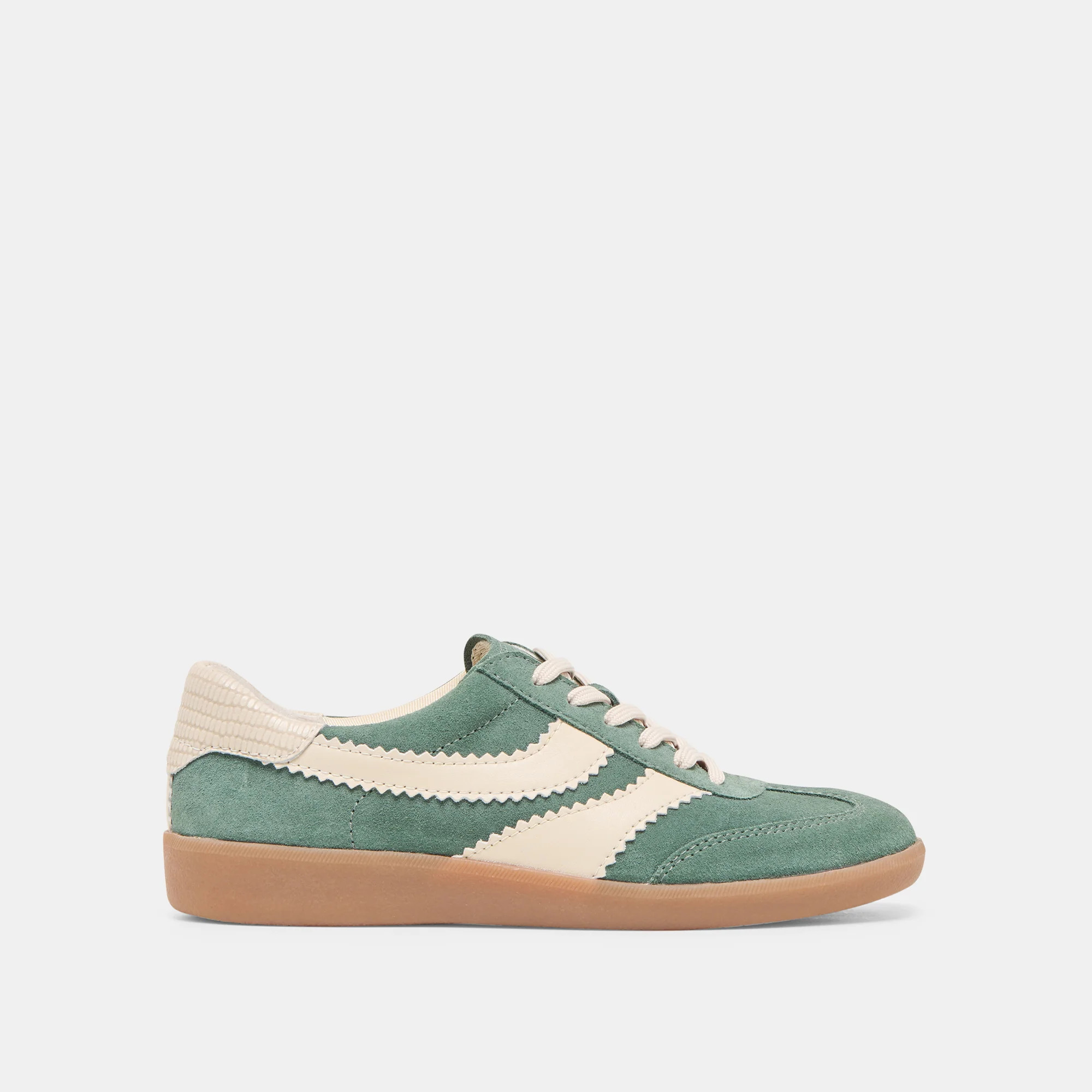 Merit Dk Green Suede Sneakers | Dolce Vita | DolceVita.com