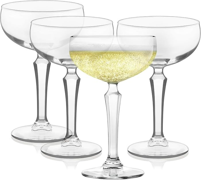 Libbey Capone Speakeasy Coupe Cocktail Glasses, Set of 4 | Amazon (US)