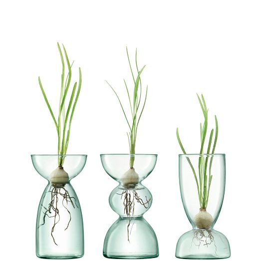 Canopy Trio 5" Recycled Glass Vases (Set of 3) | West Elm (US)