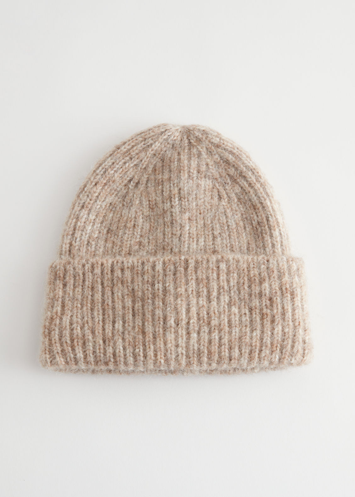 Ribbed Mohair Blend Beanie - Rust | & Other Stories US