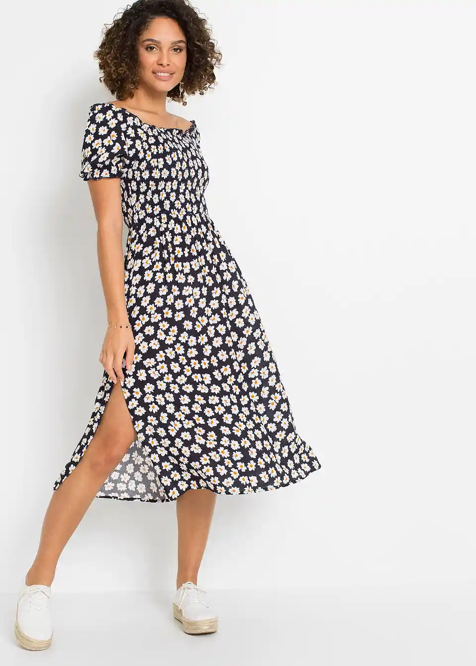 Midikleid aus reiner Viskose | Bonprix DE