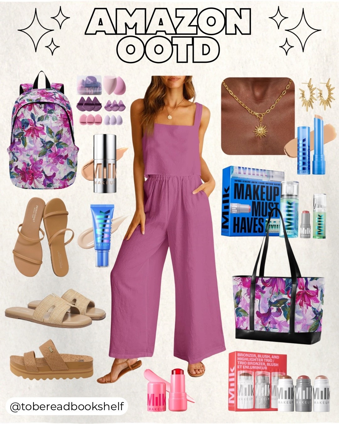 Amazon OOTD ✨ 

An easy everyday look that’s comfy enough for lounging around the house and cute enough for dinner with the girls!

Check out my “Amazon OOTD” post collection for more curated styles!

Keywords: Two piece set, shoulder bag, backpack, fuchsia, essentials, sandals, women’s clothing, women’s fashion, casual style, everyday style, makeup, summer, spring, gold jewelry, Milk makeup, rose red, linen, airport, travel

#LTKootd #LTKBeauty #LTKMidsize