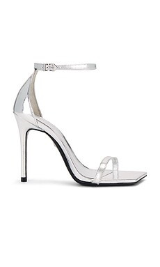 Schutz Jenna Sandal in Prata from Revolve.com | Revolve Clothing (Global)
