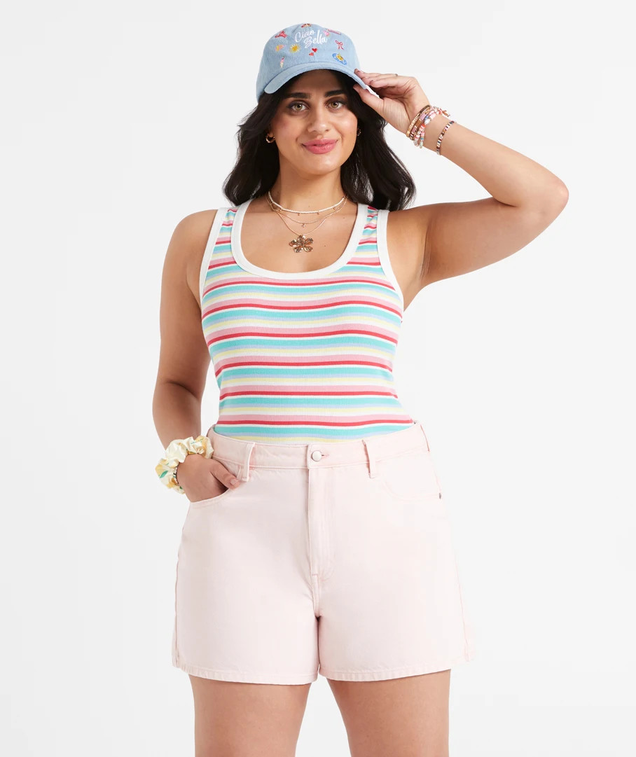 HIGH RELAXED DENIM SHORT | Sportsgirl