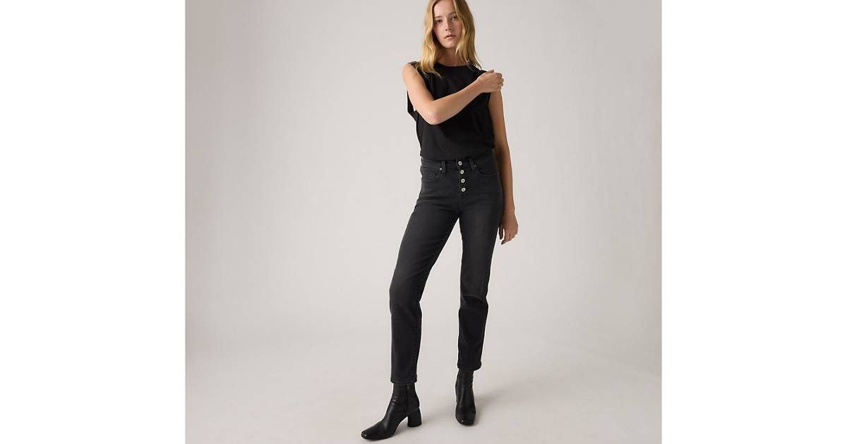724 High Rise Button Fly Straight Women's Jeans | Levi's US